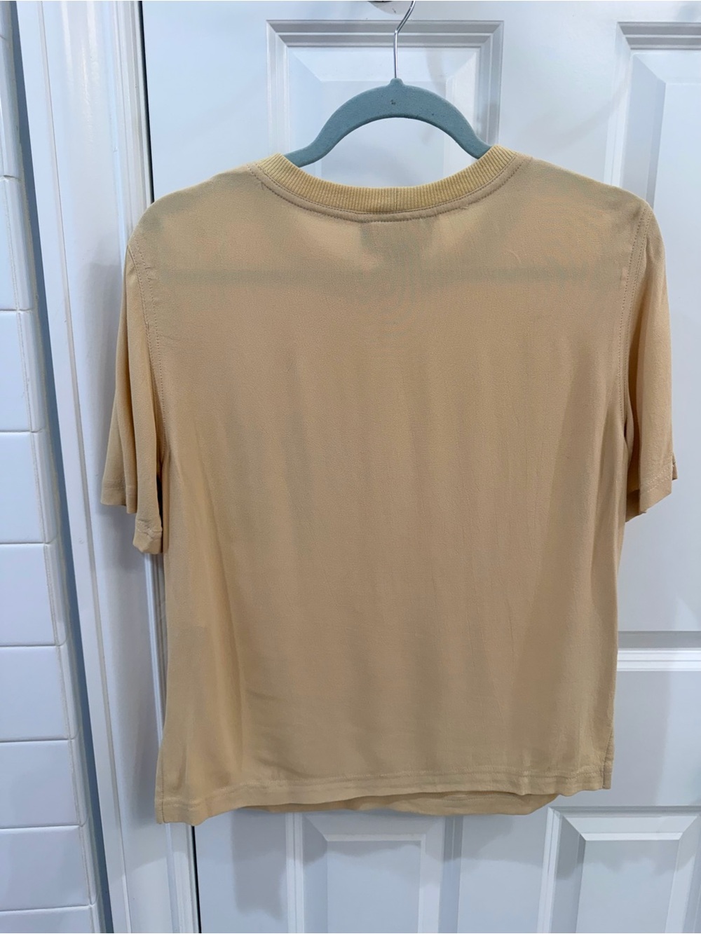 Vintage Carole Little 2-Piece Rayon Set | Minimalist Boho Camel Tan Sz 2 / 4 P - Picture 6 of 15